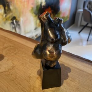 bronze skulptur - gravid torso