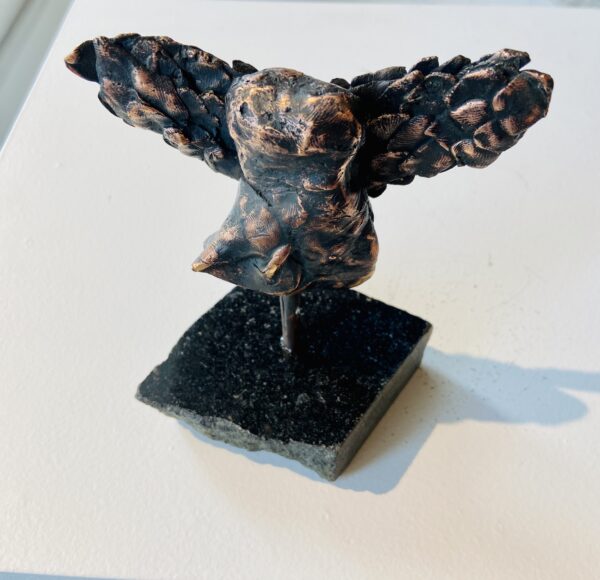 bronze på granit - guardian angel