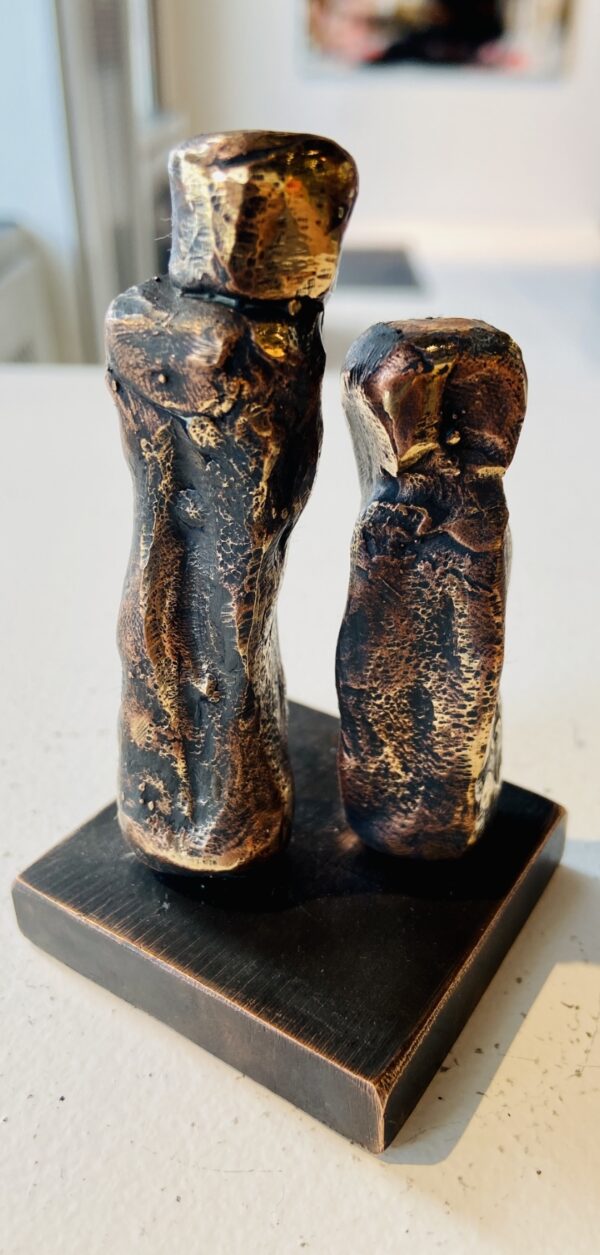 bronze skulptur - you & me
